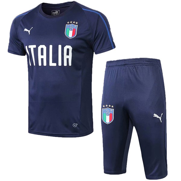 Camiseta Entrenamiento Italia Conjunto Completo 2019 Azul